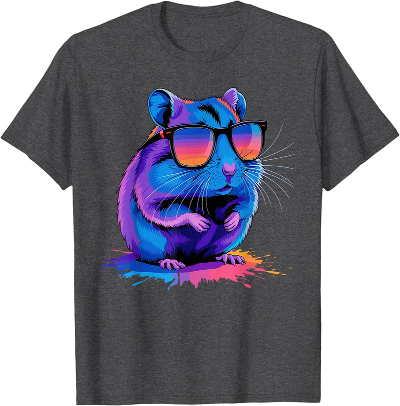 Cute Hamster Costume for Men Women Kid Hamster Lover Hamster T-Shirt - Dark Heather Grey