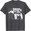 Mens Beepa Bear T-Shirt Father's Day Tee T-Shirt - Dark Heather Grey