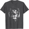 Löwe Löwen Tiere Motiv Lion Africa Lion Shirt Animals Lion Head Lion Mane Gift T-Shirt - Dark Heather Grey