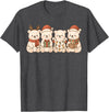 Christmas Holiday Co. Polar Bears Kids Boys Girls Christmas Polar Bears T-Shirt - Dark Heather Grey