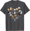 Rabbit Types & Cute Rabbit Species, Bunny - Rabbits T-Shirt in Dark Heather Grey
