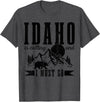 Idaho Is Calling And I Must Go! Idaho Is Calling & I Must Go Bear Mountains Vintage Gift T-Shirt - Dark Heather Grey