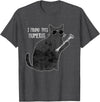 Funny Skeleton Halloween shirts for Men Women Kids I Found This Humerus Funny Black Cat Halloween Anatomy Pun T-Shirt - Dark
