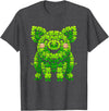 Cute Pig Lovers St Patricks Day Costume Pig Shamrocks Kids Mens Womens St Patricks Day Pig T-Shirt - Dark Heather Grey