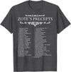 MathWare Funny Nerdy Zote's Precepts Knight Gamer T-Shirt - Dark Heather Grey