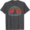 Sea Lion Graphic Art Designs Sea Lion Lover Animal Retro Vintage 80s Style T-Shirt - Dark Heather Grey