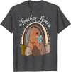 Thank You Teacher Appreciation Gifts Teacher Bear Reading Appreciation Teacher Graphic T-Shirt - Dark Heather Grey