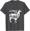 Como Se Llama T-Shirt - Dark Heather Grey