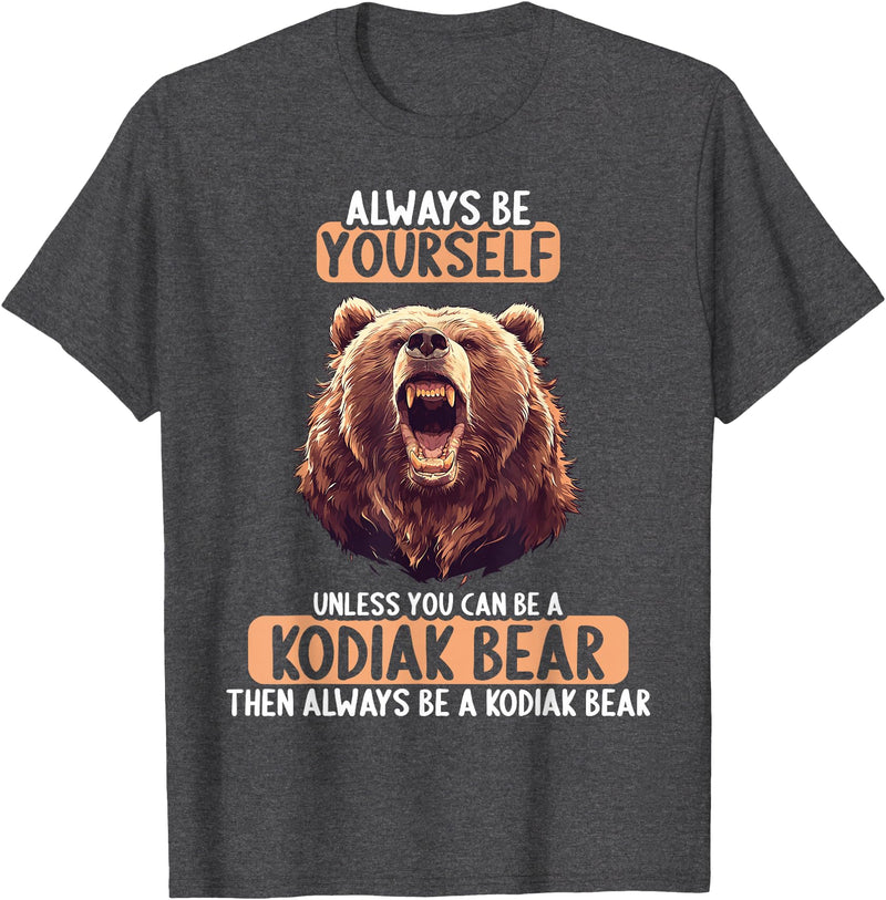 Kodiak Bears Kodiak Bear Lovers Shop Kodiak Bears Kodiak Bear T-Shirt - Dark Heather Grey