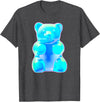 Urban Empyre Blue Gummy Bear T-Shirt - Dark Heather Grey