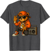 Creative & Funny Teddy Bear Gifts Hip Hop Teddy Bear T-Shirt - Dark Heather Grey