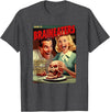 Last Gasp Graphics Brain Eaters 1950s horror comic cover T-Shirt - Dark Heather Grey
