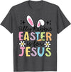 Silly Rabbit Easter Is for Jesus Christian Boy Girl Kids T-Shirt in Dark Heather Grey