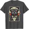 Haunted Spooky Halloween Gifts Halloween Vampire Pug Pugs T-Shirt - Dark Heather Grey