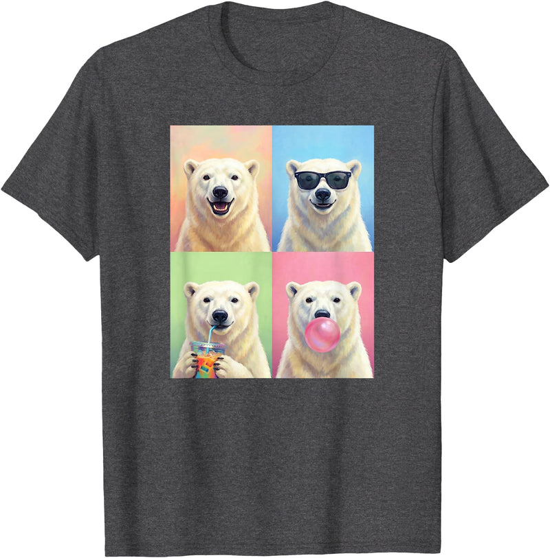 polar bears polar bear Shop Polar Bears Funny Polar Bear T-Shirt - Dark Heather Grey