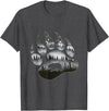 One Nature Designs Touching Ghost of the Spirit Bear Paw T Shirt T-Shirt - Dark Heather Grey