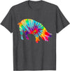 Pig Tie Dye Vintage Farmer T-Shirt - Dark Heather Grey