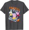 Peppa Pig Summer Games 2021 Football T-Shirt - Dark Heather Grey