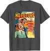 Last Gasp Graphics No Future 1950s Horror Comic Cover T-Shirt - Dark Heather Grey