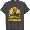 The Thrift Garage Great Smoky Mountains National Park Guitar Bear Cute Smokies T-Shirt - Dark Heather Grey