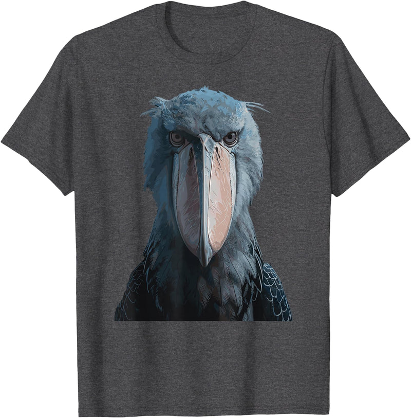 Shoebill Stork Gift Bird Watching Costume Shoebill Stork Bird T-Shirt - Dark Heather Grey