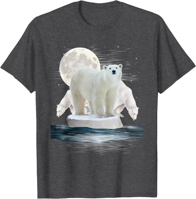 Funny Polar Bear Shirts Polar Bears - Wildlife Zoo Animal Lover Zookeeper Nature T-Shirt Small - Dark Heather Grey