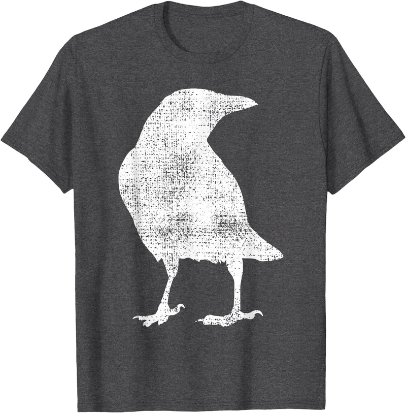 Crow Shirts Crow Raven Bird Lover Gift T-Shirt - Dark Heather Grey