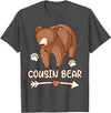 Cousin t-shirt bear, Cousin bear shirt boys cousin tee shirt bear, cousin bear tshirt for men T-Shirt - Dark Heather Grey
