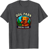 Dog Park Social Club T-Shirt - Dark Heather Grey