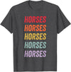 horses Apparel Horses T-Shirt - Dark Heather Grey