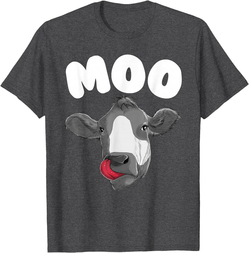 Cow Gift Cow Lover Accessories Cattle Farmer Stuff Funny Cow Design For Men Women Cow Farmer Dairy Farm Animal T-Shirt -