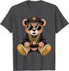 Magical and Funny Teddy Bear Gifts Cool Teddy Bear Hip Hop T-Shirt - Dark Heather Grey