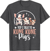 Kune Kune Pig Accessories & KuneKune Clothes Kune Kune Pig Essentials Kunekune Pig Lover Kune Kune Mom T-Shirt - Dark Heather Grey