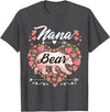 Nana Bear Shirt Designs and Gift Ideas for Grandma Nana Bear Shirt for Women - Cute Mother's Day and Birthday T-Shirt - Dark Heather Grey