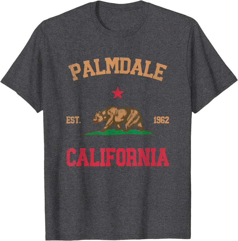 Palmdale California CA Designs Palmdale California T-Shirt - Dark Heather Grey