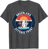 Greenland Defense Front Polar Bear tee Greenland Guard Polar Bear Spear Arctic Emblem T-Shirt - Dark Heather Grey