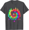 Gatlinburg Tennessee Bear Great Smoky Mountains Tie Dye T-Shirt - Dark Heather Grey