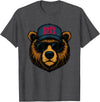 Father's Day Shirts Papa Bear - Father's Day Great Dad Joke T-Shirt - Dark Heather Grey