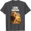 Lions Lion Lovers Shop Lions Lion Whisperer T-Shirt - Dark Heather Grey