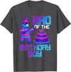Llama Pinata Birthday Family Bday Party Decoration Brother of Birthday Boy Llama Pinata Party Family Matching T-Shirt - Dark Heather Grey