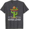 Cartba Horse Co. Funny Horse Lover Ranch Equestrian T-Shirt - Dark Heather Grey