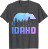 We Love Idaho Idaho Bear Grizzly Pride Outdoor Hiking Nature Vintage T-Shirt - Dark Heather Grey