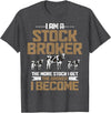 Funny Farmer Apparel Funny Farmer Rancher Stock Broker Cattle Farming Cow Farm T-Shirt - Dark Heather Grey