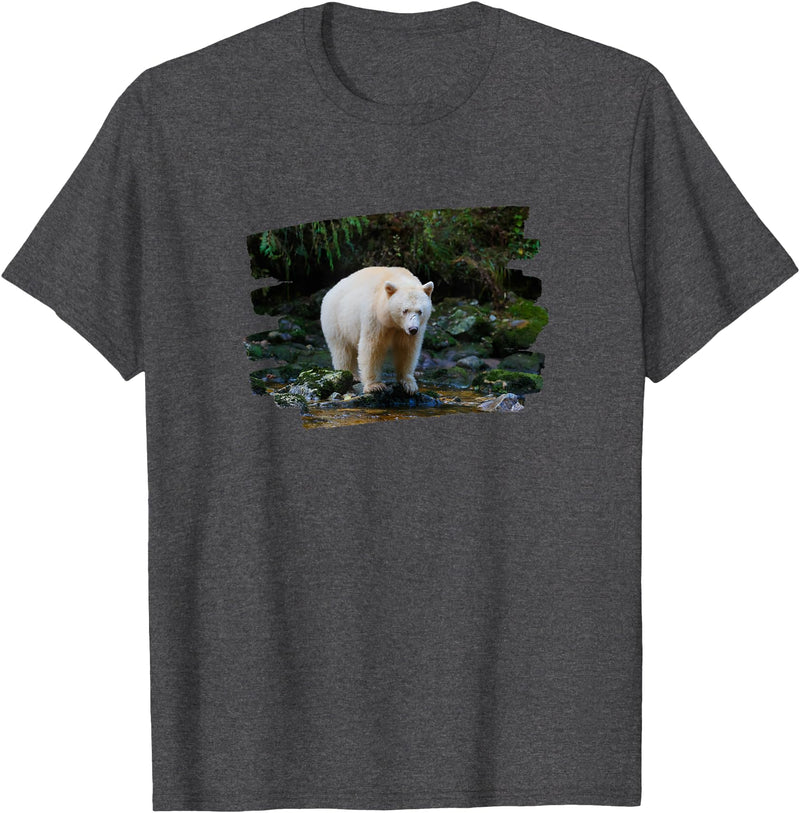 Kermode Bear Merch Kermode Bear T-Shirt - Dark Heather Grey