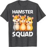 Cute Hamster Design for Men Women Kids Dwarf Hamster Lovers T-Shirt - Dark Heather Grey