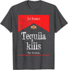 Kills The Boredom T-Shirt - Dark Heather Grey