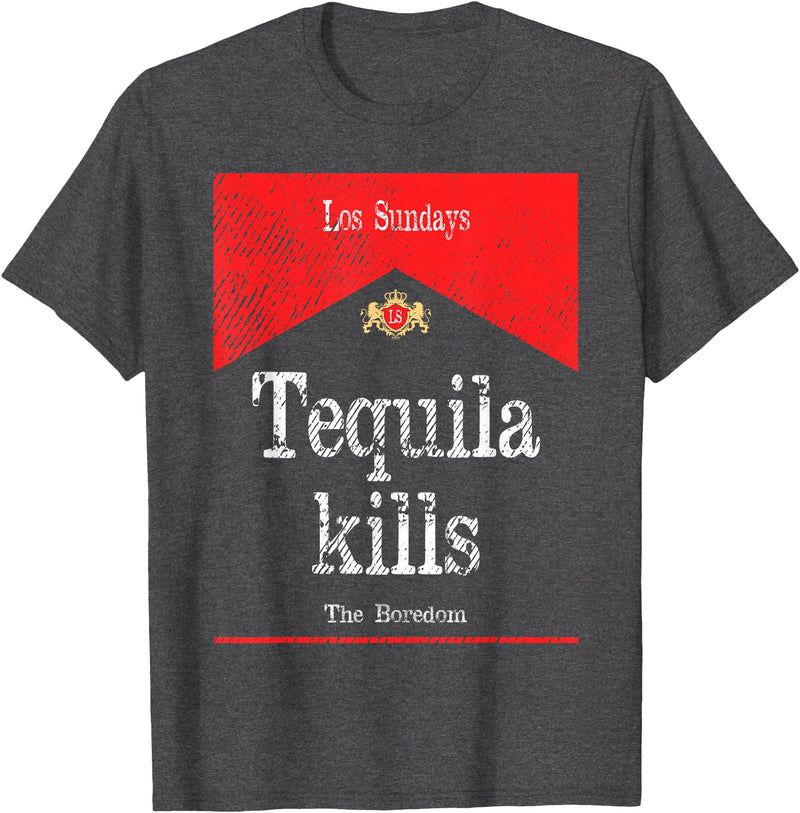 Kills The Boredom T-Shirt - Dark Heather Grey