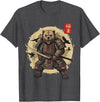 Anime Shirts For Men Women Kids Gifts Samurai Bear Shirt Warrior Vintage Graphic Japanese Men T-Shirt - Dark Heather Grey