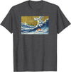 Kids Animal Wheek Cavy Mom Gift T Shirts & Hoodies Funny Retro Vintage Surfing A Great Wave Guinea Pig Lover T-Shirt - Dark Heather Grey