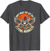 The Flying Winged Halloween Monkeys Dont Make Me Get My Flying Monkeys Halloween T-Shirt - Dark Heather Grey